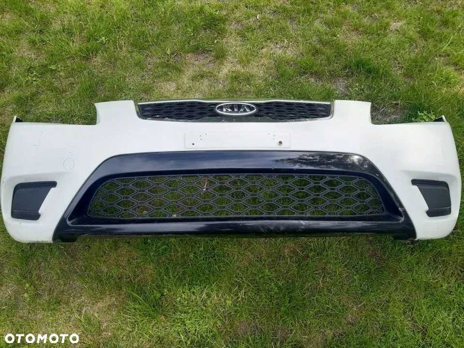 Kia Rio 2 II FL lift zderzak przód przedni kolor biały kompletny oryg.
