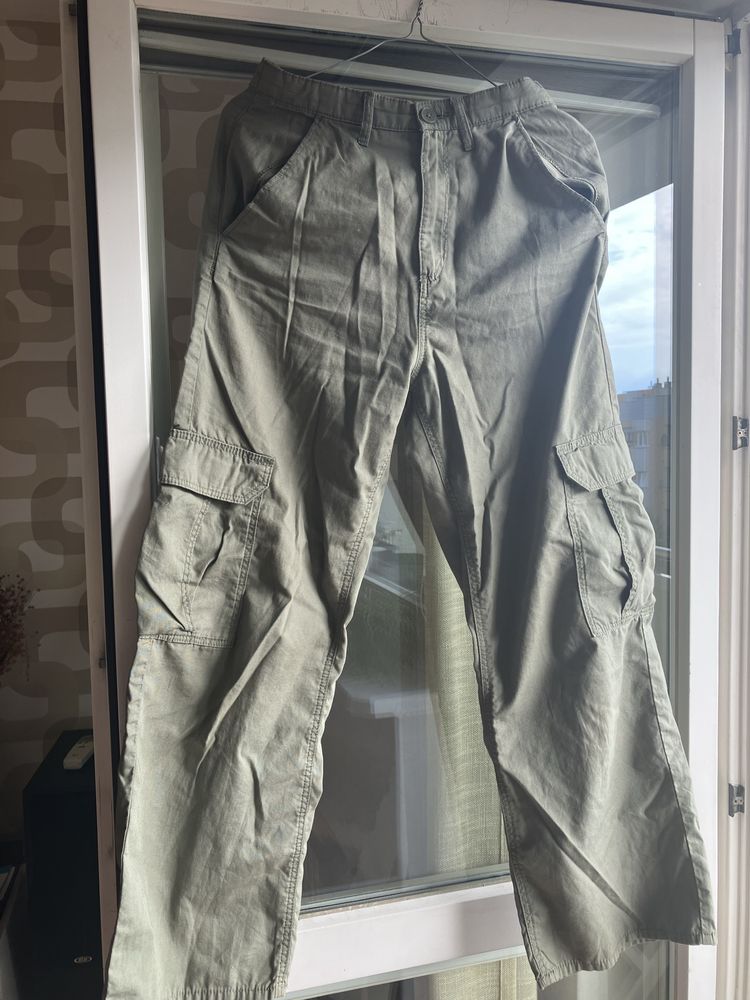 Komplet spodnie cargo dla dziewczynki H&M 164 cm
