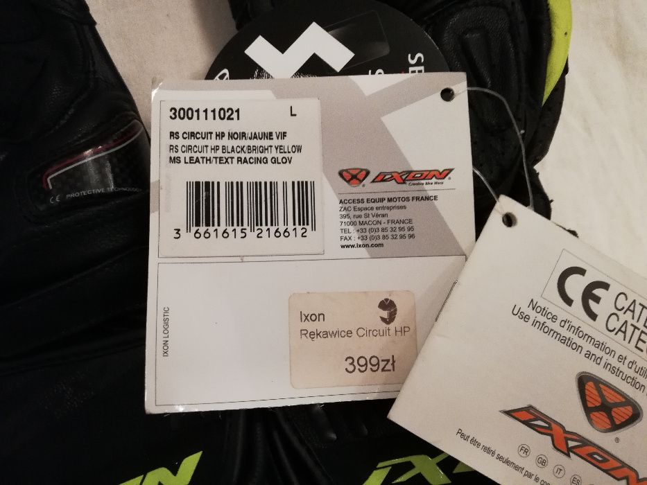 Rekawice IXON RS CIRCUIT rozm. L / Alpinestars, modeka shima tcx sidi