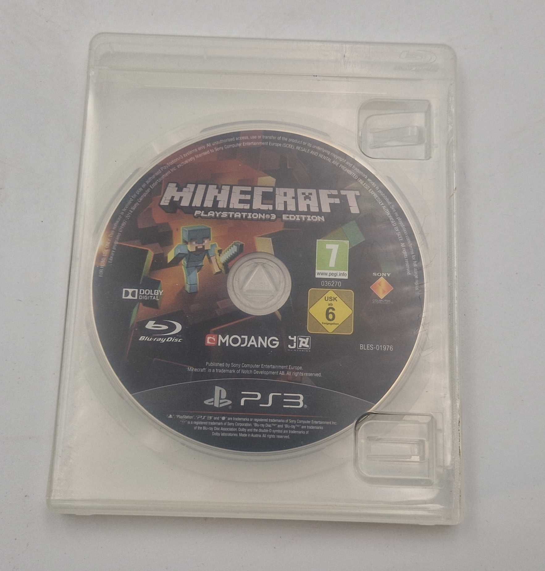Minecraft Gra PS3 PlayStation Edition Stan BDB \Fajne OKAZJE