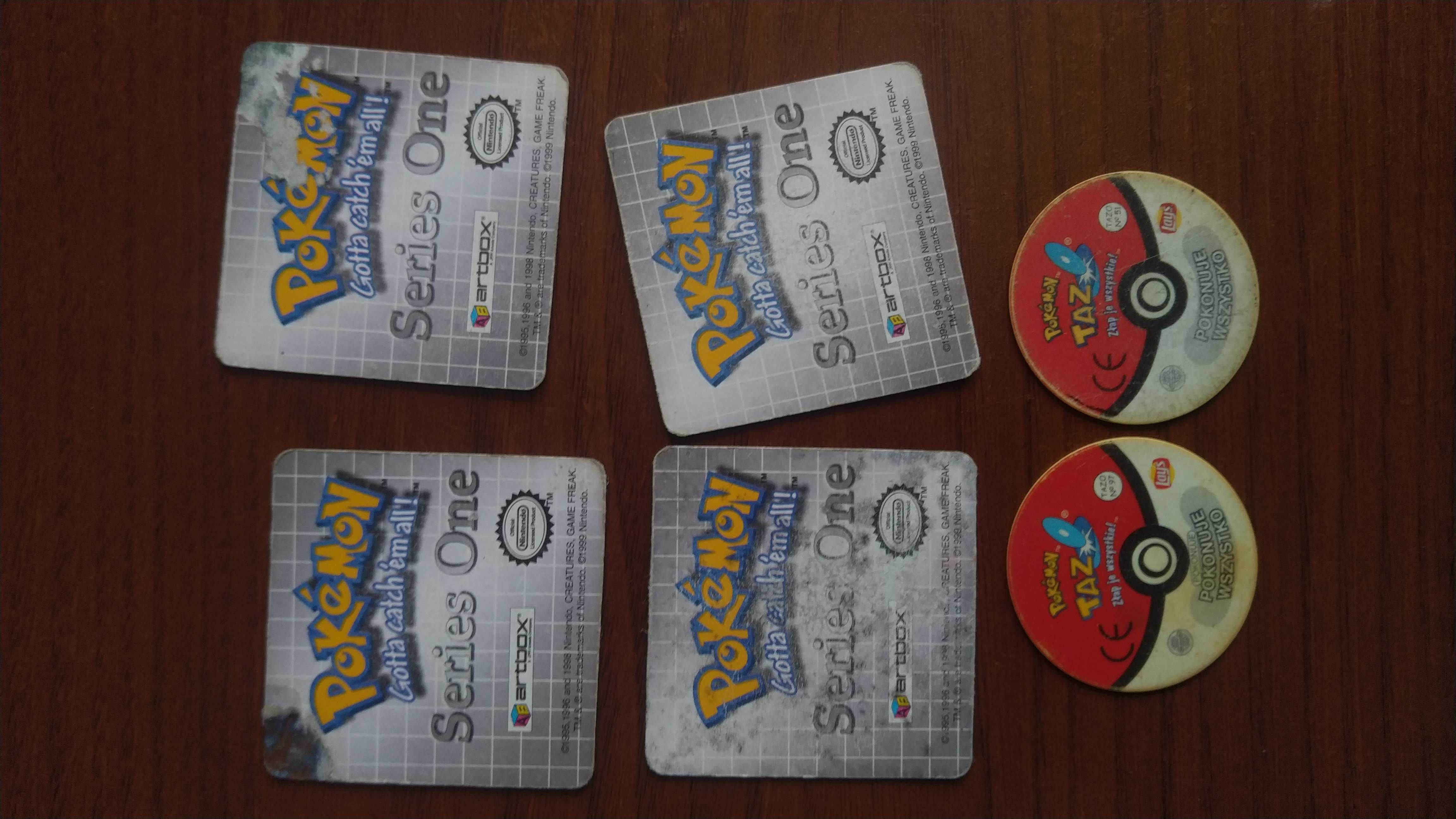 Pokemon tazo Ash Joy karty