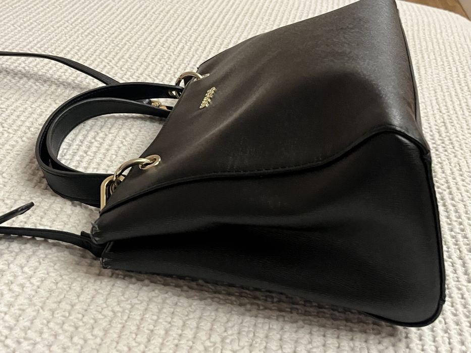 Carteira/ mala preta Guess pele