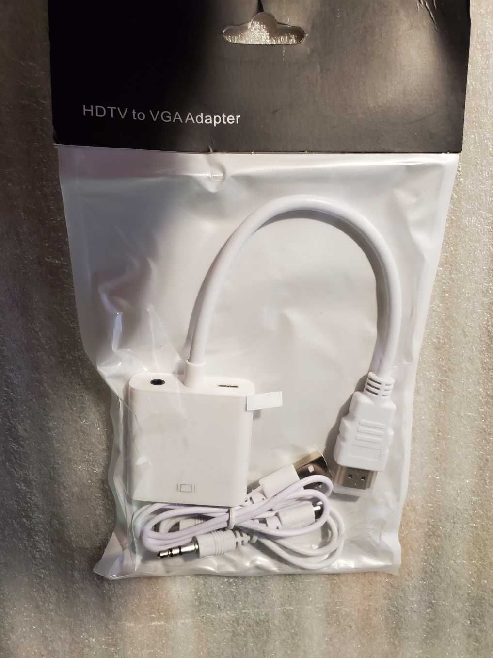 Конвертер DVI-D/HDMI/DP-VGA адаптер-перехідник для відеокарт, активний