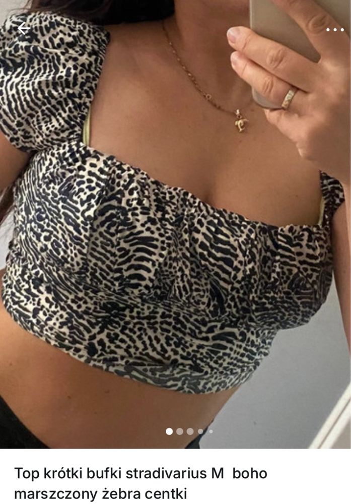 Zestaw bluzek top letnie h&m primark bawelna bohi M