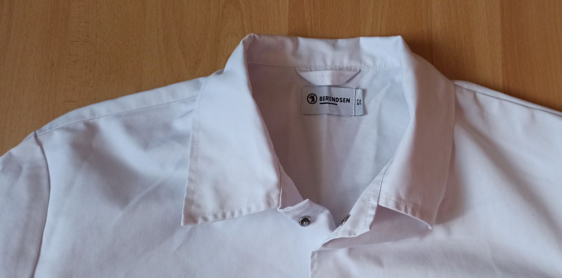 Bluza biała robocza bluzy + rękawice maxi flex cut