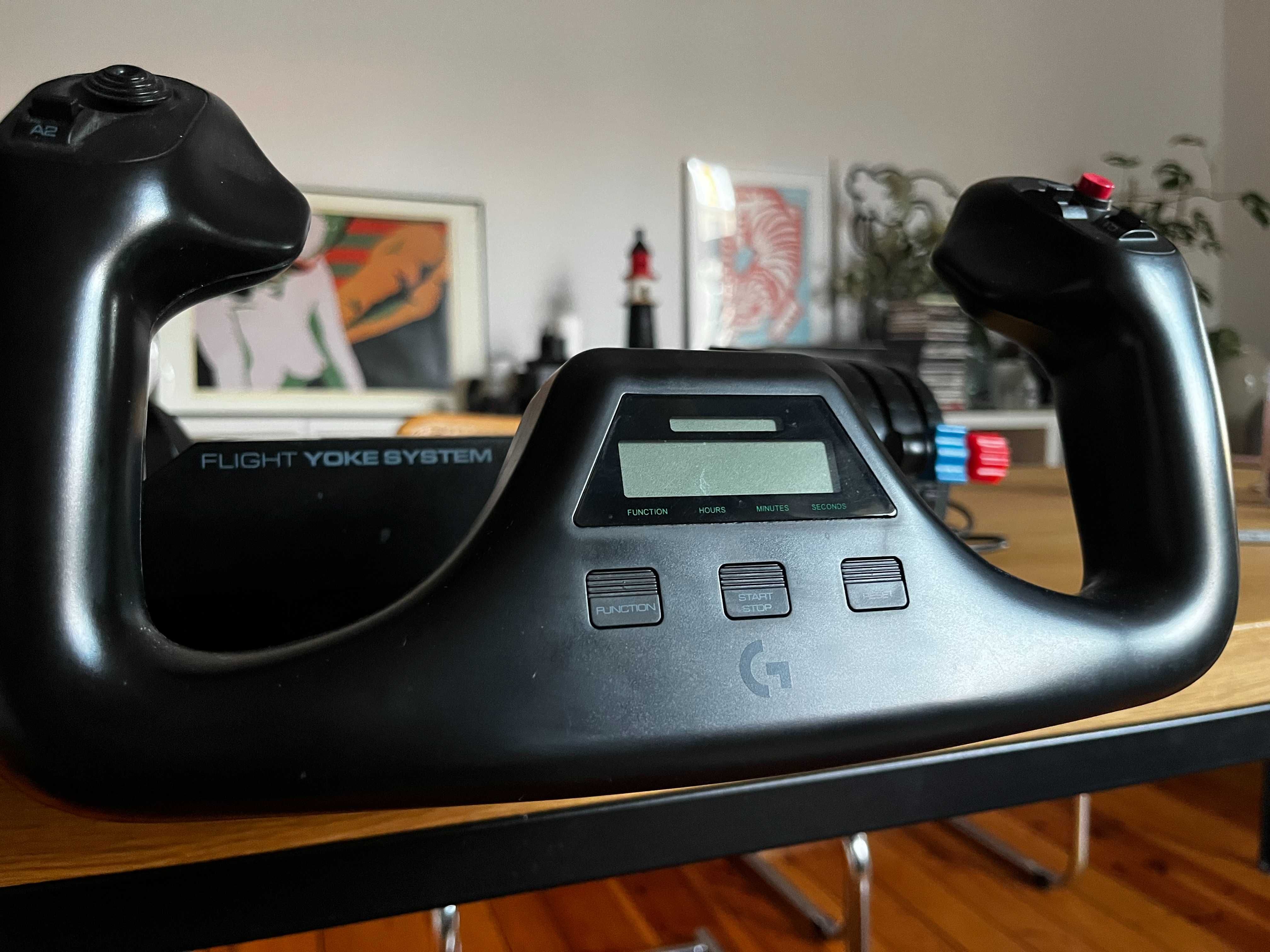 Logitech G Saitek Flight Yoke System Wolant do MSFS