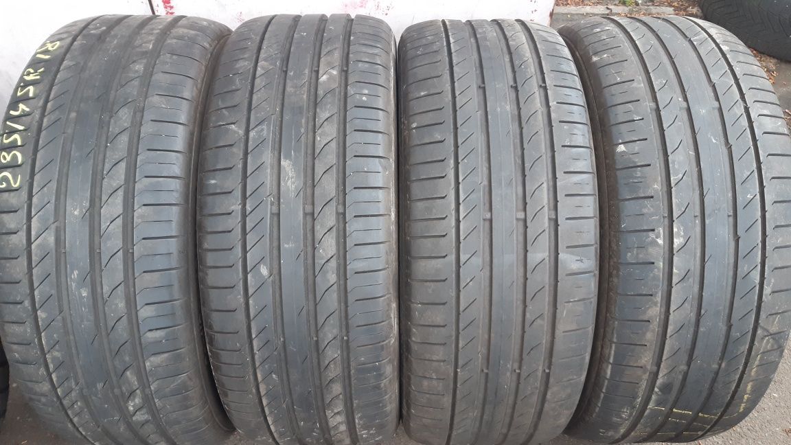 235/45r18 4шт., б/у continental