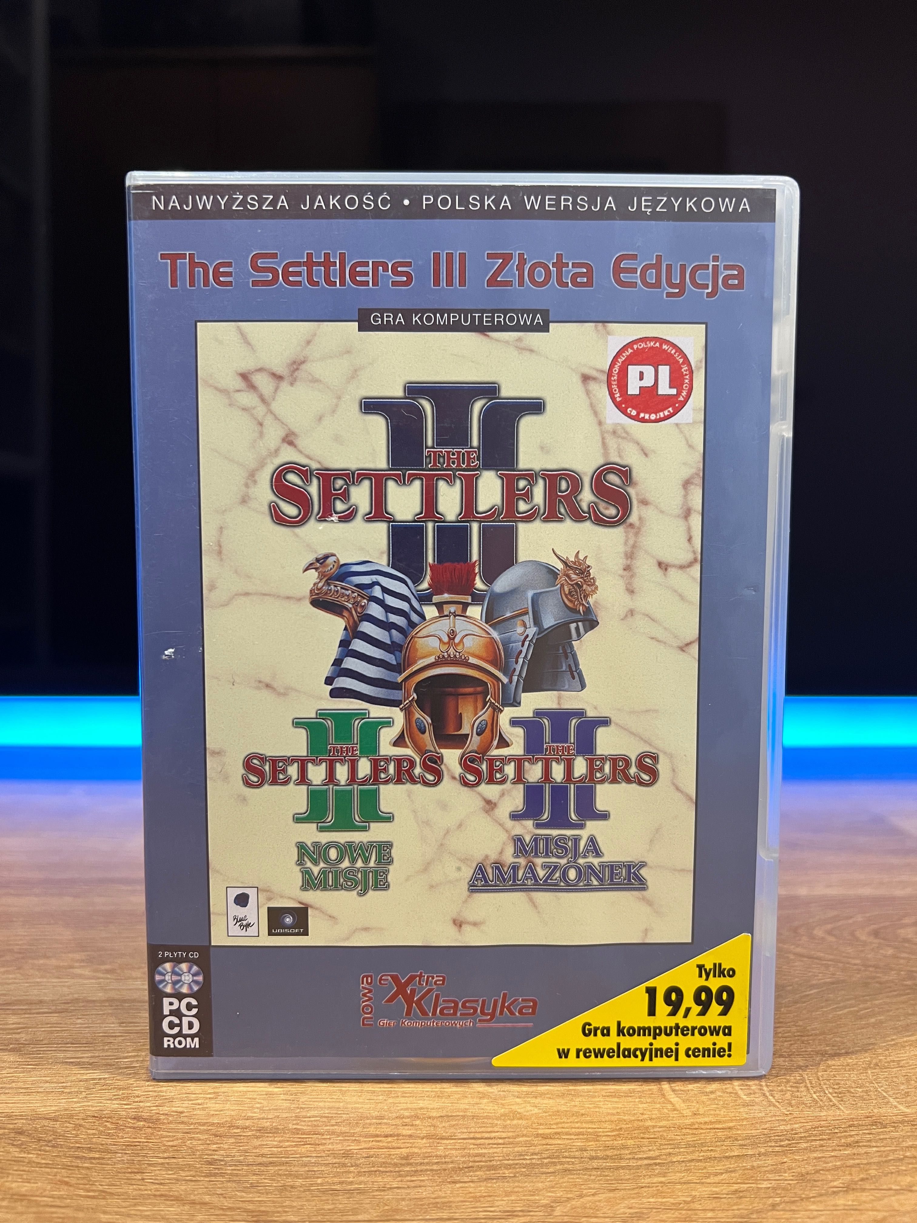 The Settlers III 3 Złota Edycja (PC PL 1998) wydanie eXtra Klasyka