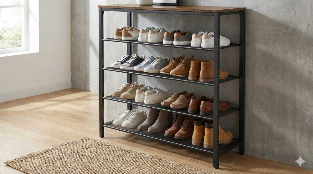 Nowa Szafka z Siedziskiem na Buty XXL Komoda Półka do Przedpokoju