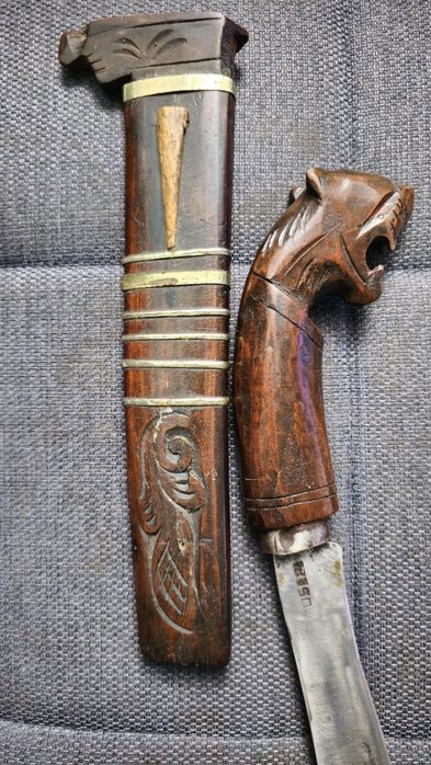 Maczeta 2 nóż indonezja Borneo Kalimantan