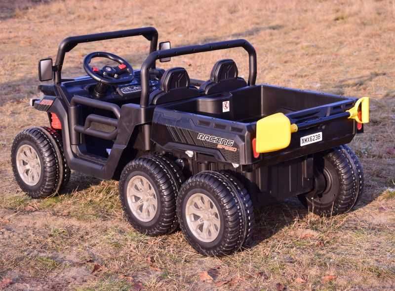 Auto samochód na akumulator autko BUGGY 6 KOŁOWY dla 2 os wywrotka