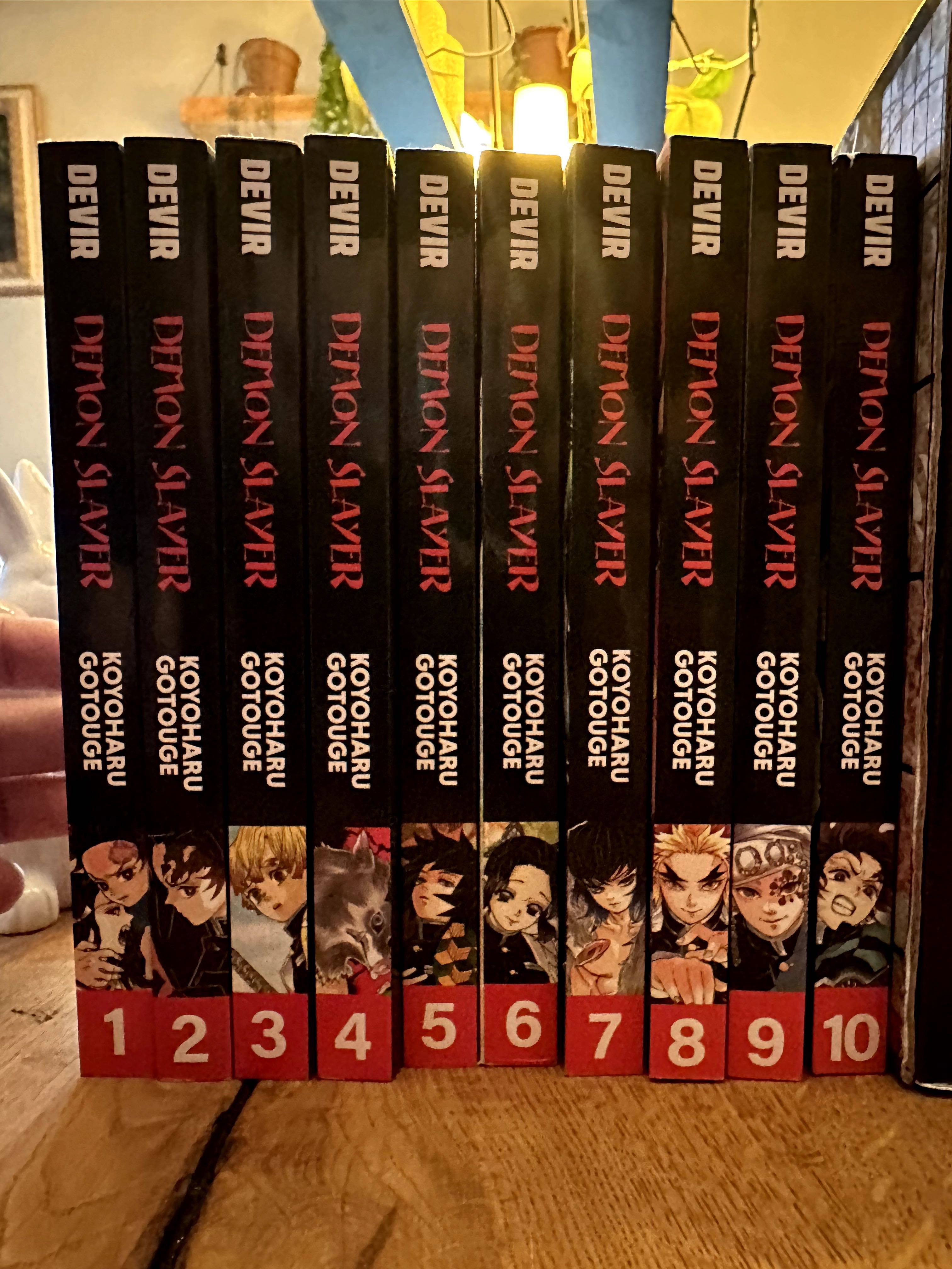 Manga Demon Slayer 1-10 (em português)