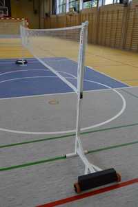 Badminton, słupki do badmintona przejezdne