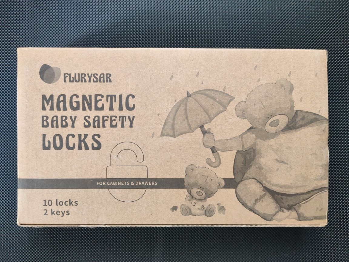 Magnetyczne zabezpieczenie szafek przed dziećmi