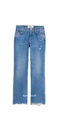 Jeans flare z niskim stanem/low waist