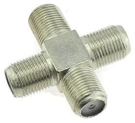 Splitter Tripla Coaxial Conector RF (NOVO e EMBALADO)