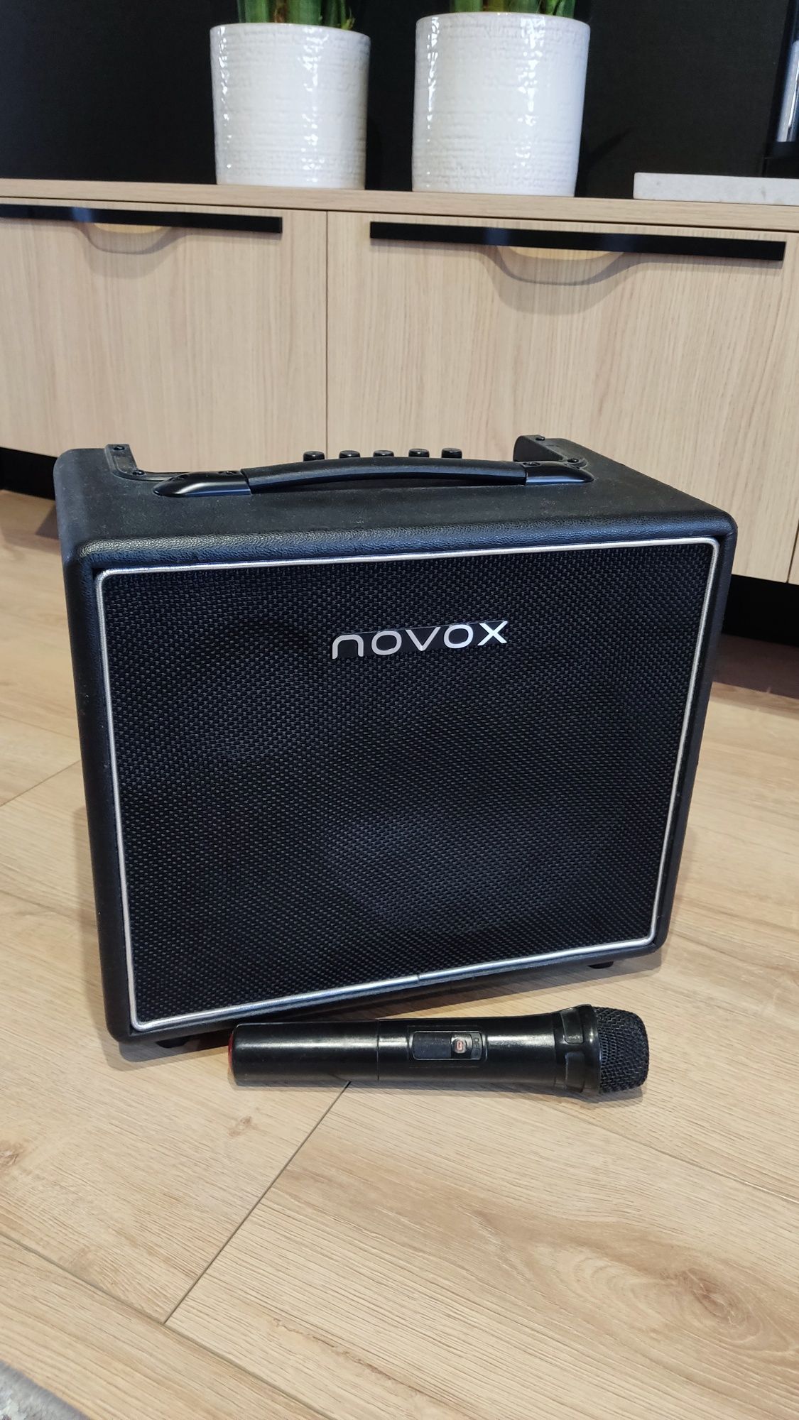 Mobilny wzmacniacz, głośnik, novox nplay, bluetooth, mikrofon