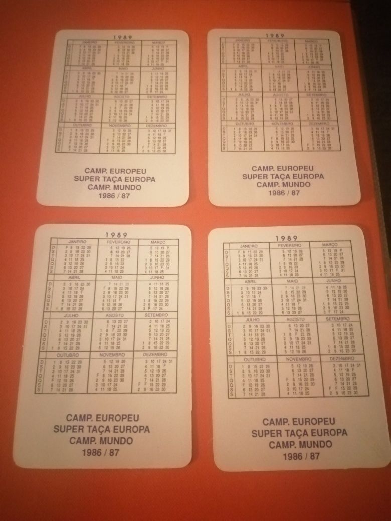 Calendários de bolso (1989) | F. C. Porto