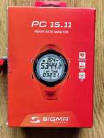 Zegarek sportowy z pulsometrem Sigma PC 15.11 używany sprawny
