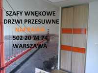 Naprawa szaf  ,   Drzwi Łamane ,  Składane  , Przesuwne ,   Warszawa