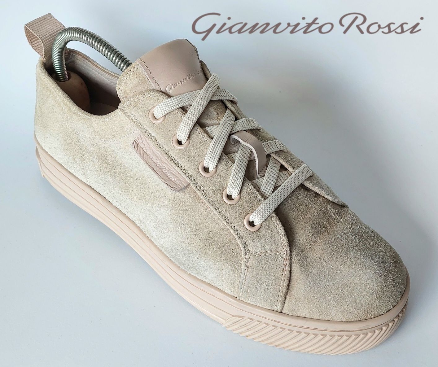 Buty Gianvito Rossi 360 Low Suede roz.39,5 Made in Italy