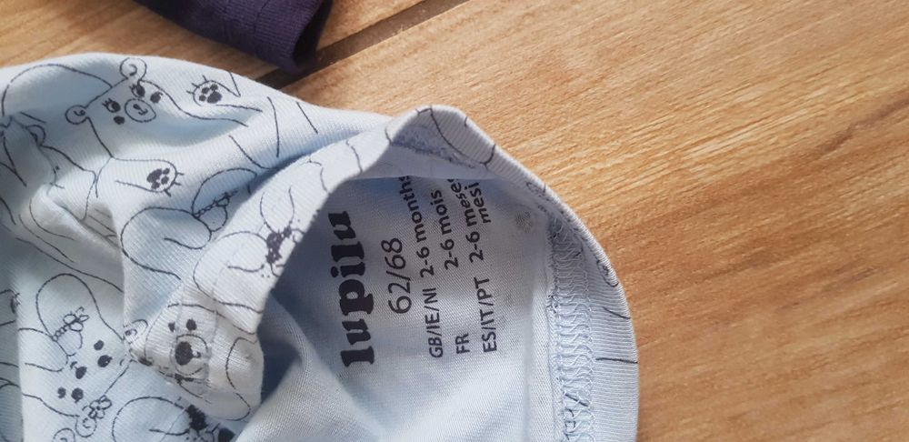 2 czapeczki dla niemowlaka 62-68