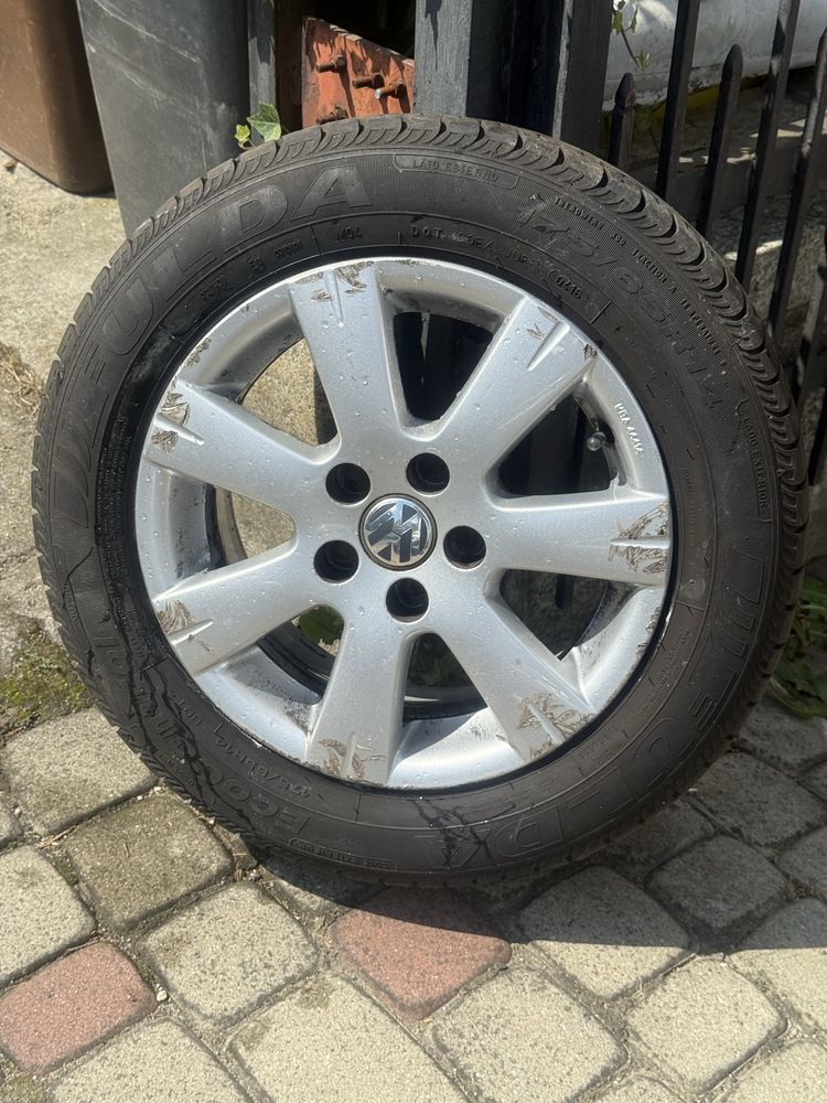Alufelgi 14” VW Polo 9N 5x100 + opony 175/65 R14, 6Jx14H2, ET43