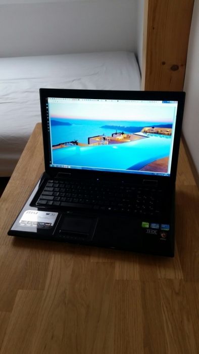 Laptop ge70 -17,3” laptop+zasilacz+torba