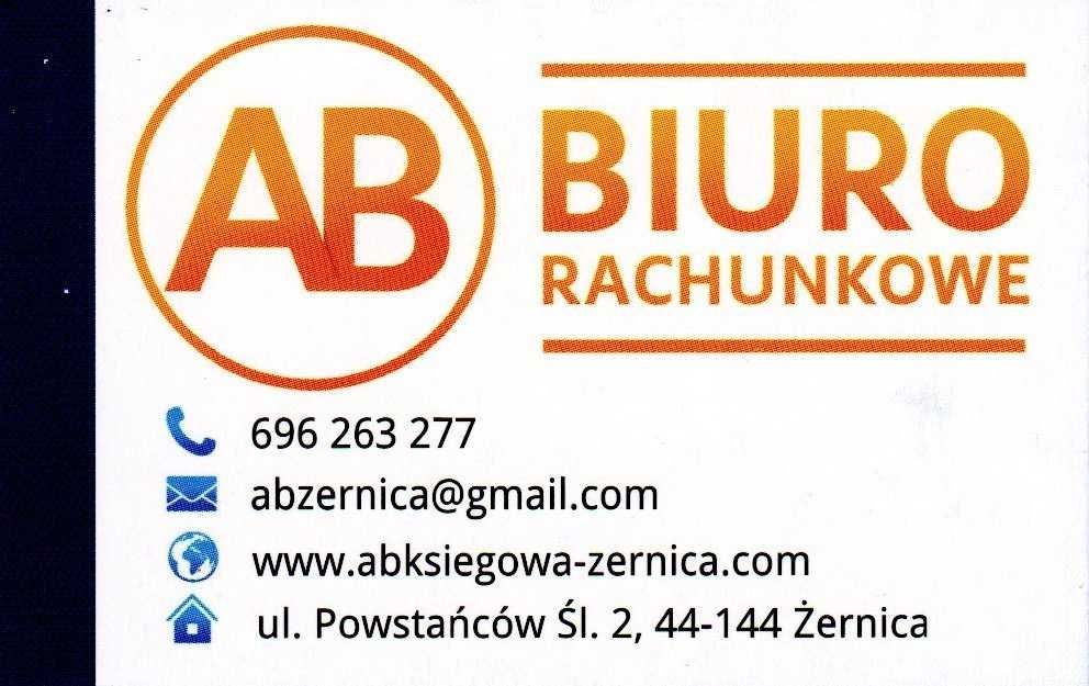 Biuro Rachunkowe AB w Żernicy. Księgowość, kadry, JPK, VAT, PIT, KSeF
