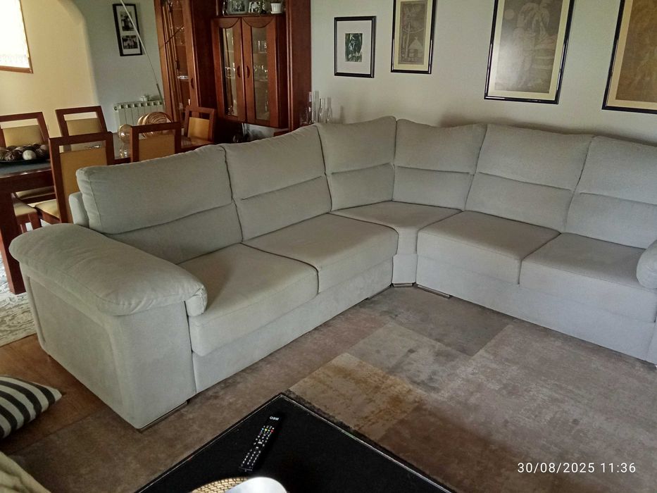 sofá de 5 lugares com canto