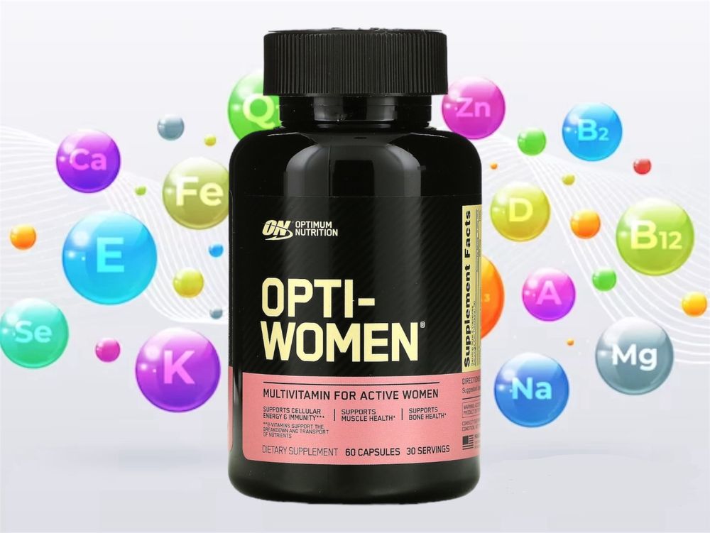 Optimum Nutrition Opti-Women, мультивітаміни для жінок, 60/120 капсул