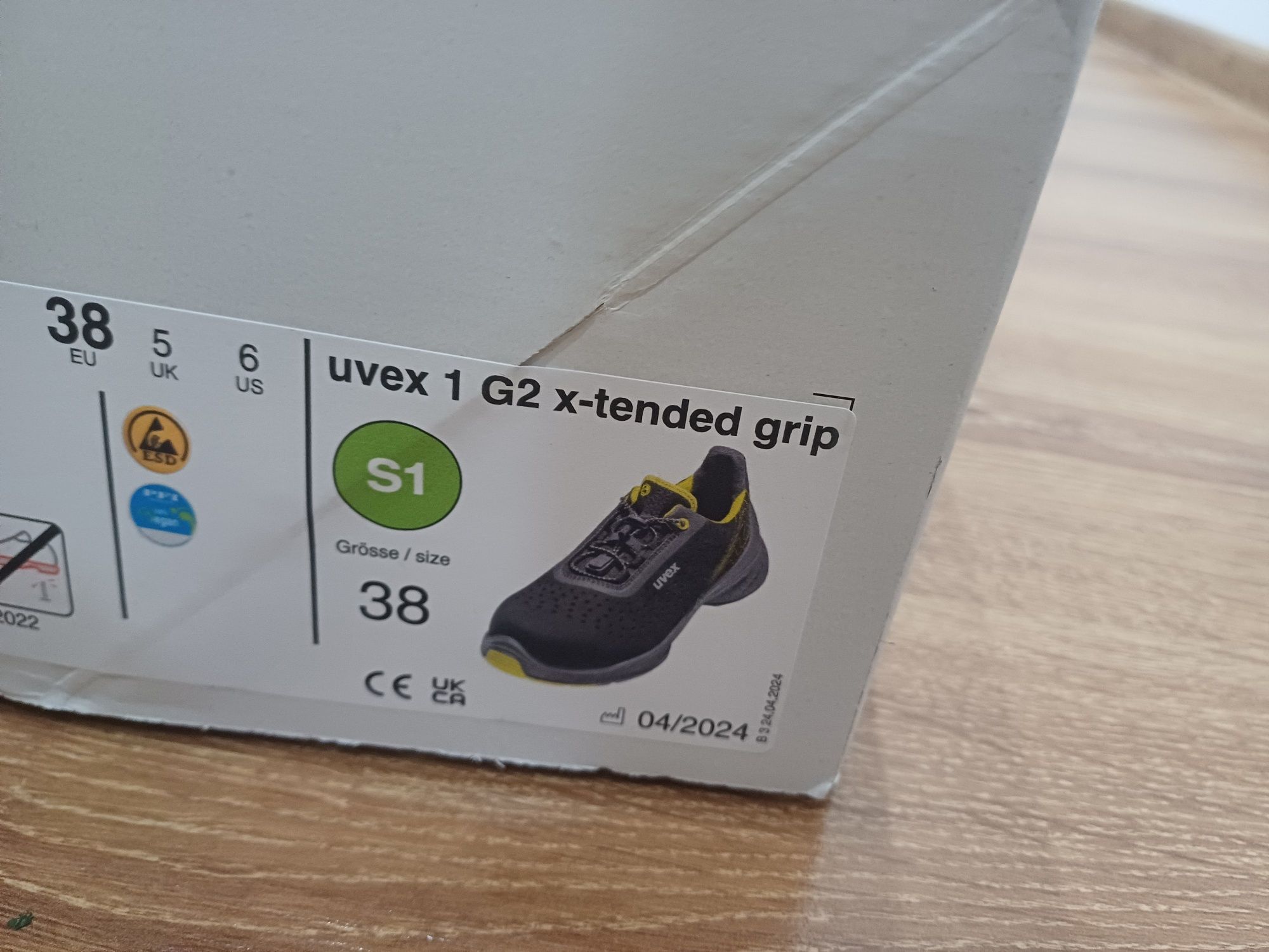Buty robocze  UVEX 1 G2 x-tended grip