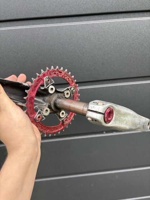 Korby shimano deore z zębatką raceface