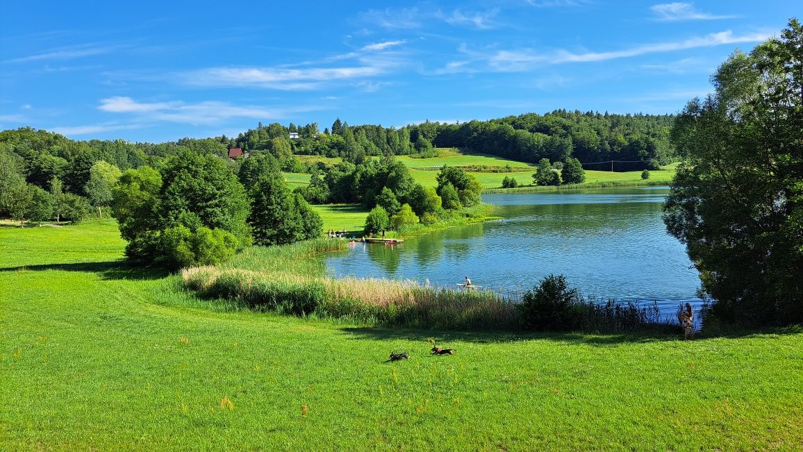 Domek letniskowy, Łapalice, Kaszuby, nad jeziorem.