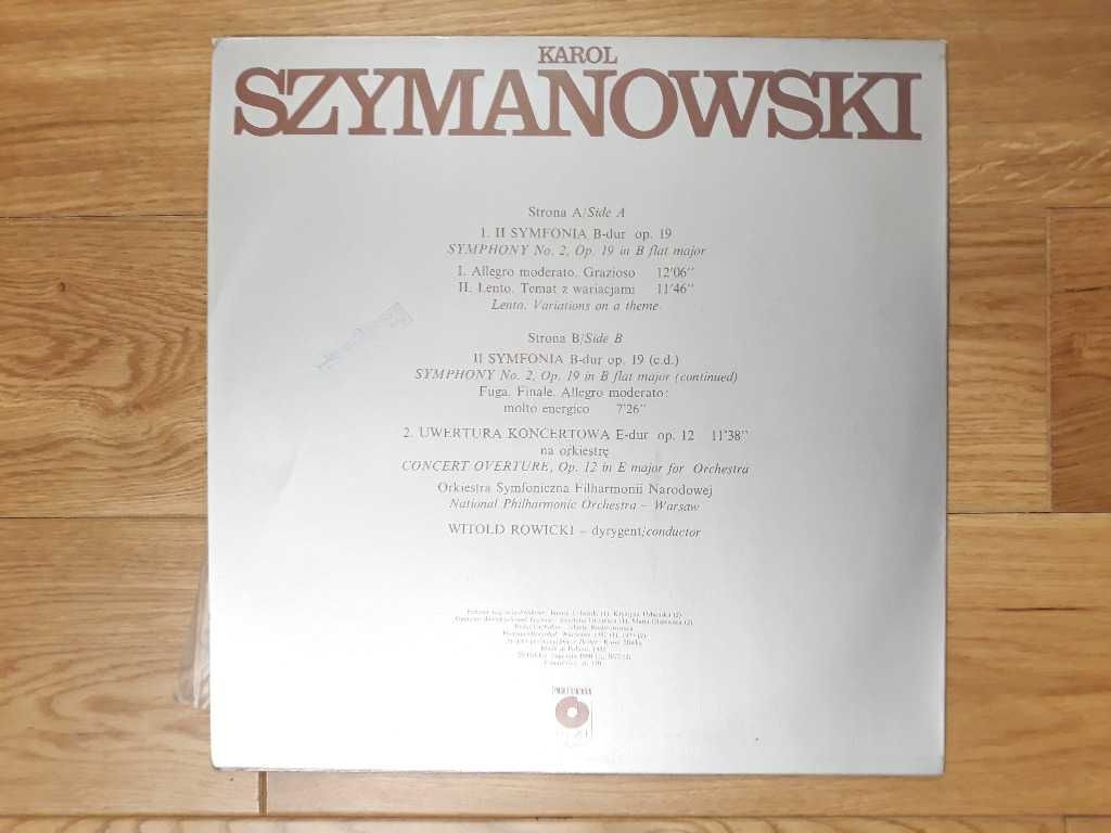 Winyl Karol Szymanowski 1982r.