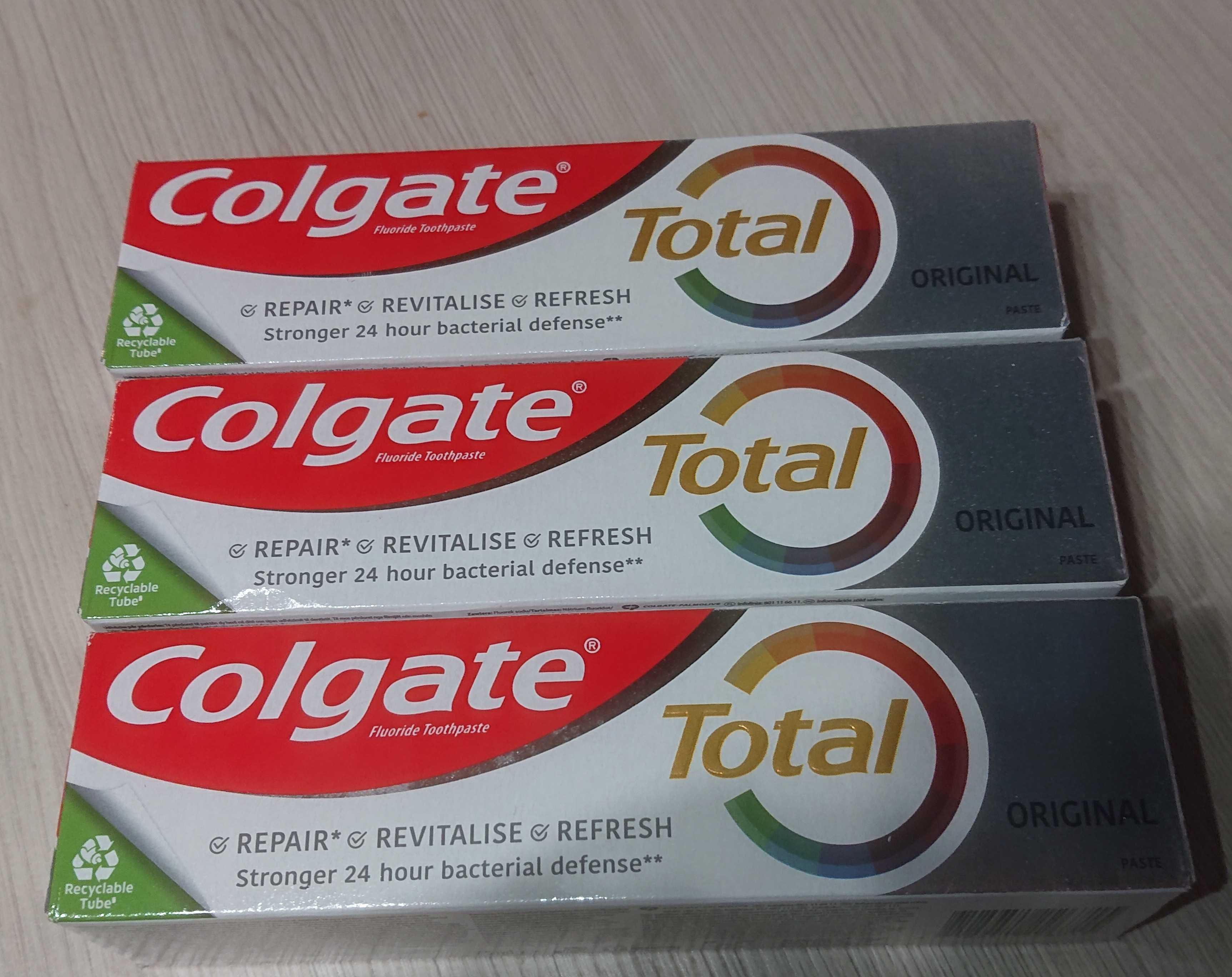 3 x NOWA pasta Colgate Total Orginal