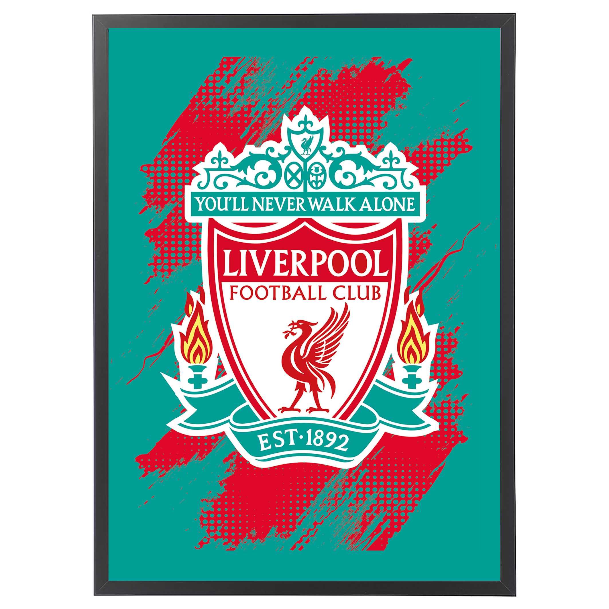 plakat liverpool, obraz liverpool, plakat piłka nożna