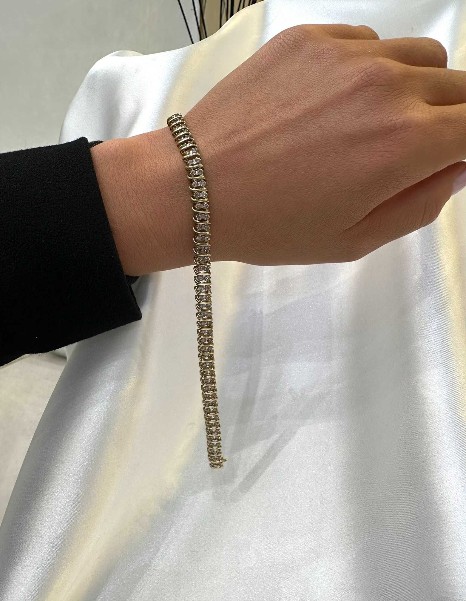 Bransoletka z diamentami 2.30 CT