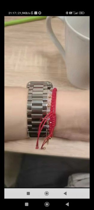 Pasek ze stali nierdzewnej,srebrny do xaomi band 8pro