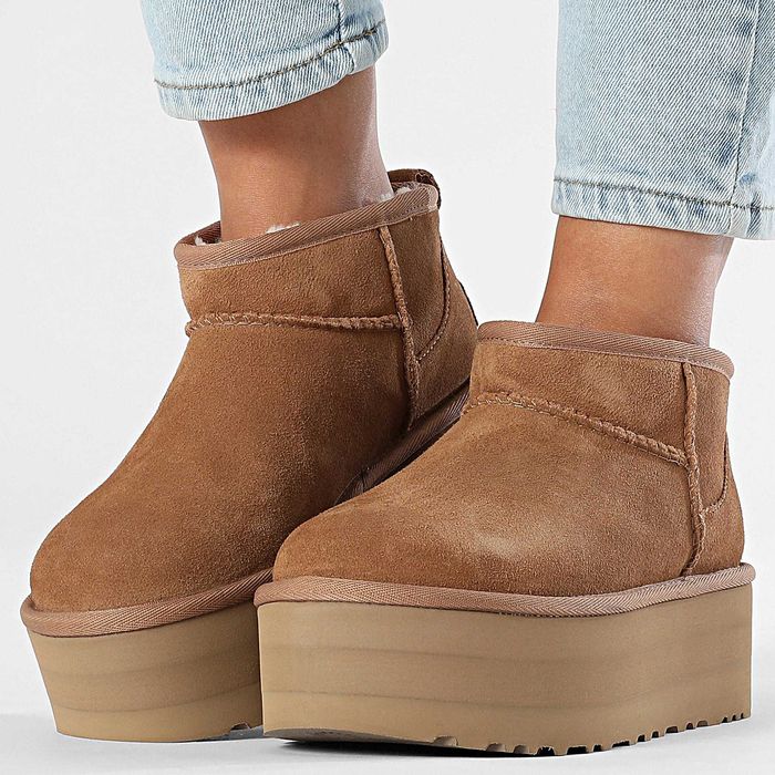 ОРИГІНАЛ UGG Classic Ultra Mini Platform 1135092-CHE ботинки угги УГГ