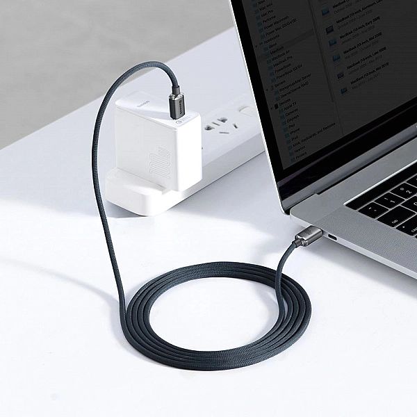 Kabel Baseus Crystal Shine Typ-c - Typ-c 200cm Black