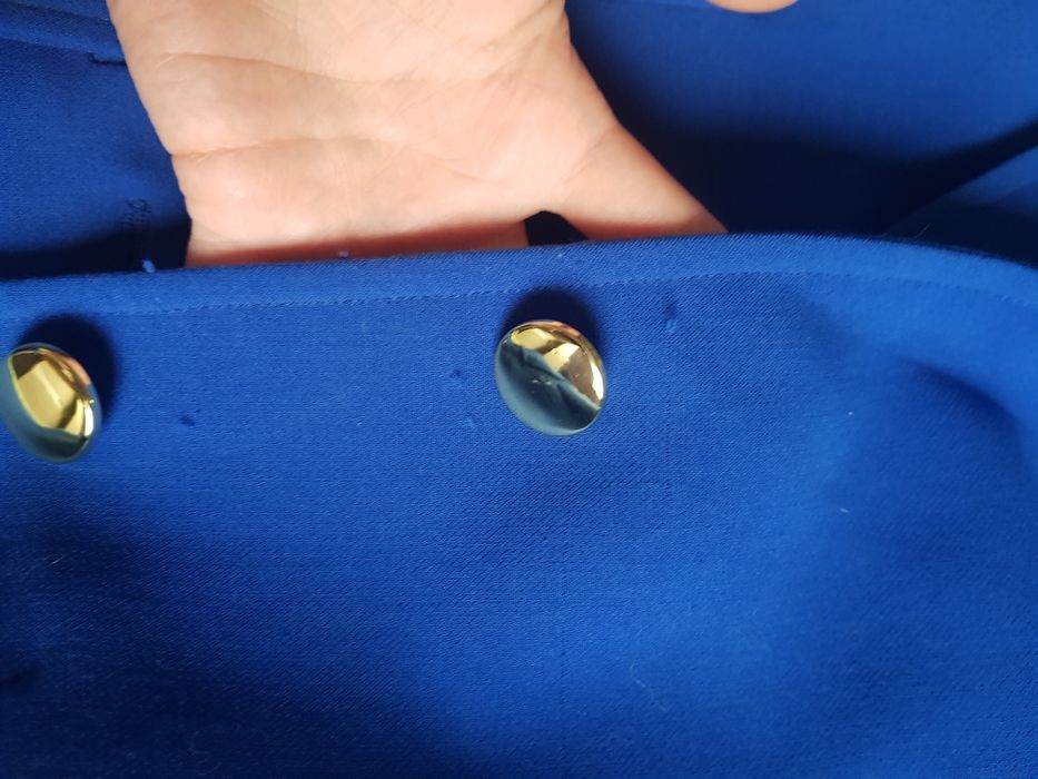 Żakiet marynarka chabrowy