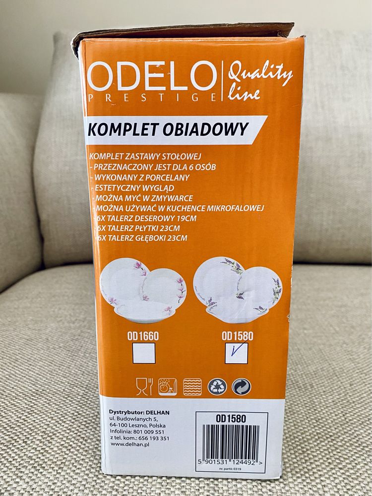 Zestaw talerzy obiadowych (18szt) ODELO