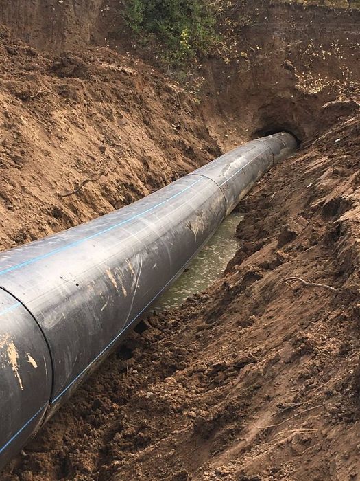 Прокладка трубопроводів , ГНБ, прокол під дорогою