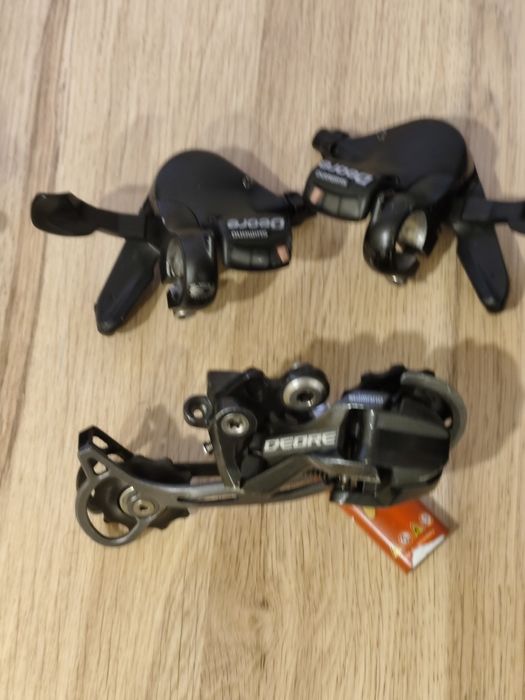 Przerzutka plus manetki 3/9