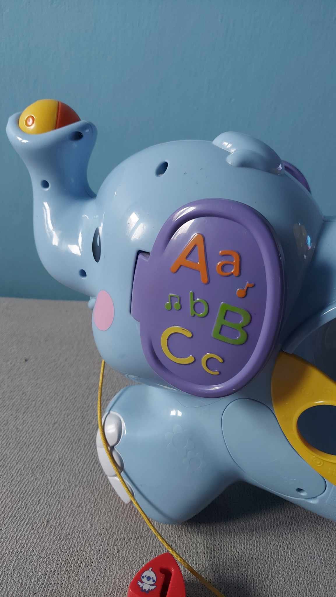 Vtech, Super Słoń, interaktywna zabawka do ciągnięcia