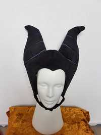 Czapka przebranie Diabolina Maleficent diablica dla dorosłych. A2820