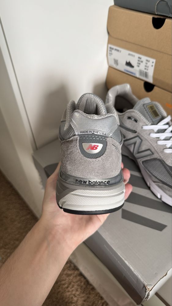 New Balance 990v4 Grey Siliver Made In USA