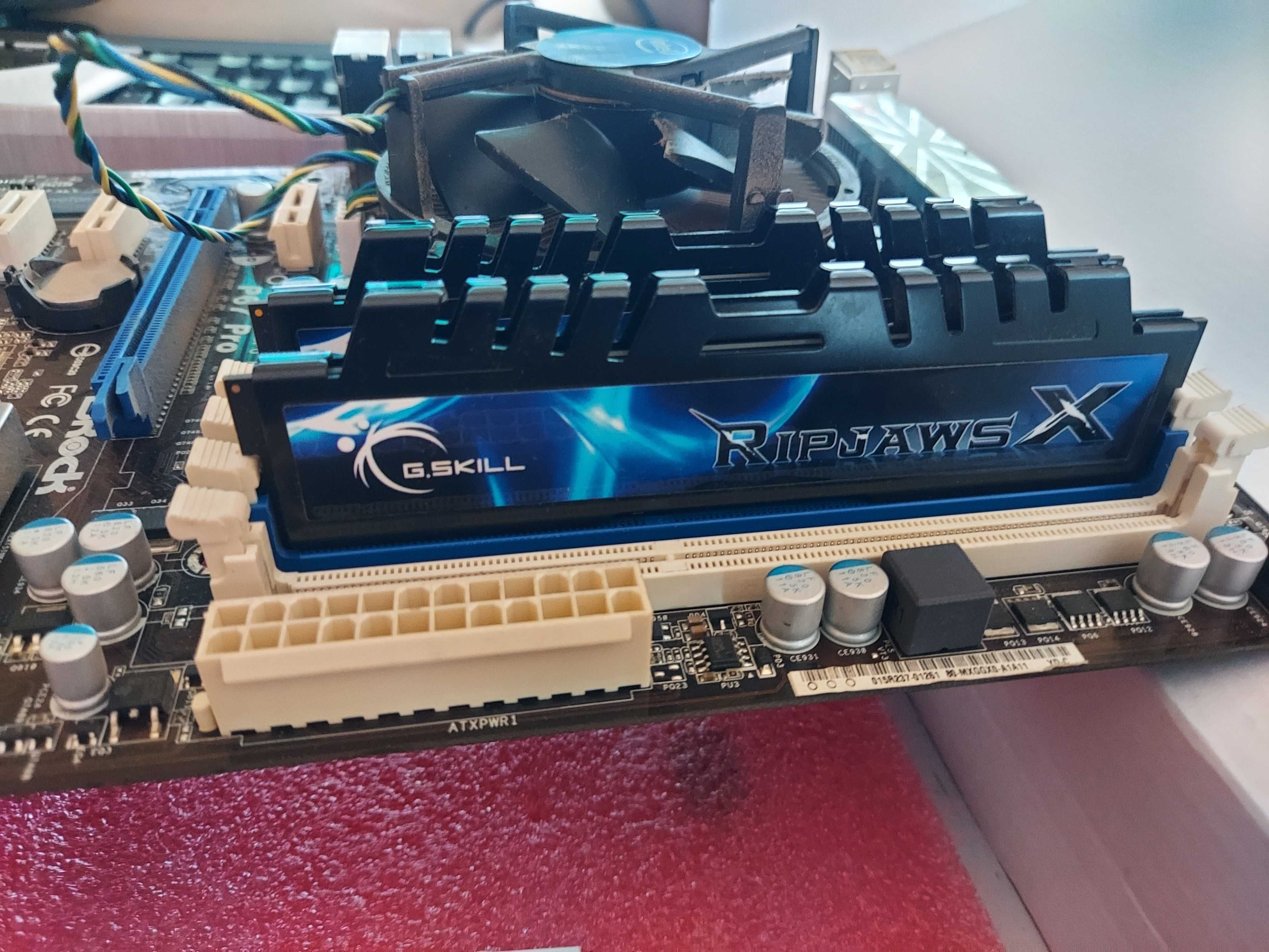 Płyta główna Asrock P67 + Procesor Intel i5 2500k + 8GB ram DDR3