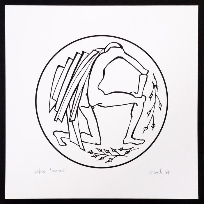 Arte - Serigrafias - "4 Estações" - Dorita de Castel-Branco